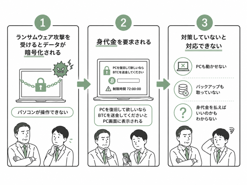 ランサムウェア被害を受けたとき